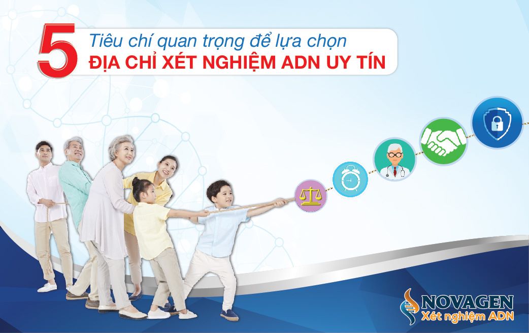 5 tiêu chí để chọn nơi xét nghiệm ADN uy tín - chính xác