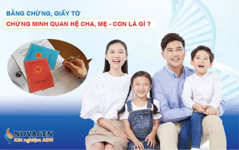 Bằng Chứng, Giấy Tờ Chứng Minh Quan Hệ Cha, Mẹ Con Là Gì?