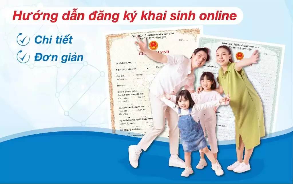 Hướng dẫn đăng ký khai sinh online chi tiết, đơn giản