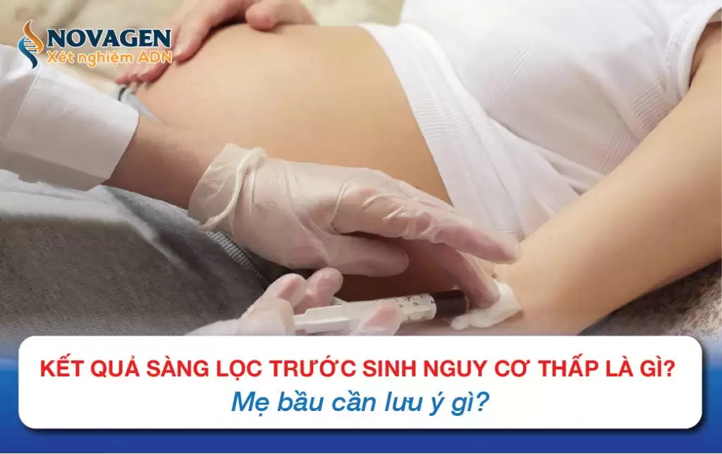 Kết Quả Sàng Lọc Trước Sinh Nguy Cơ Thấp Là Gì? Mẹ Bầu Cần Lưu Ý Gì?