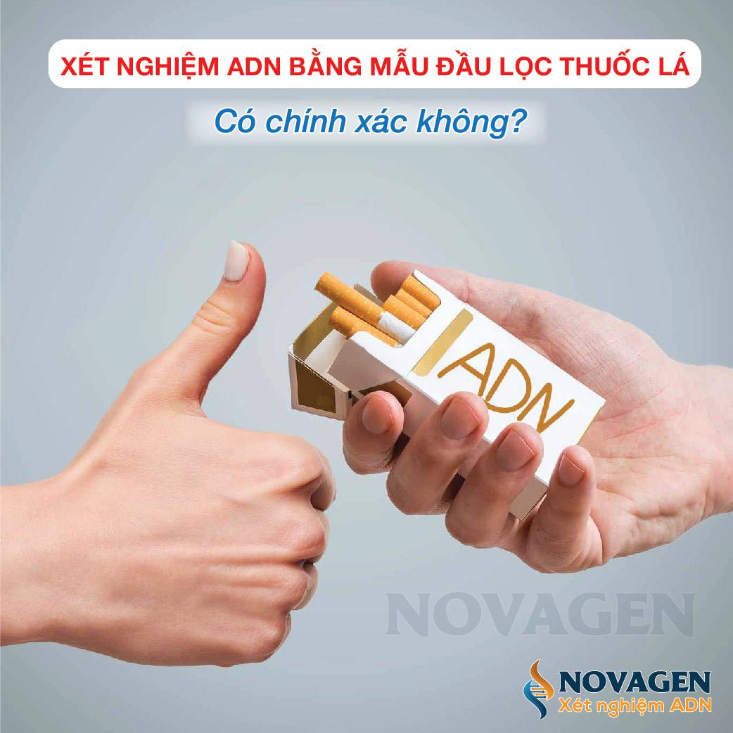 Xét nghiệm ADN bằng mẫu đầu lọc thuốc lá có chính xác không?