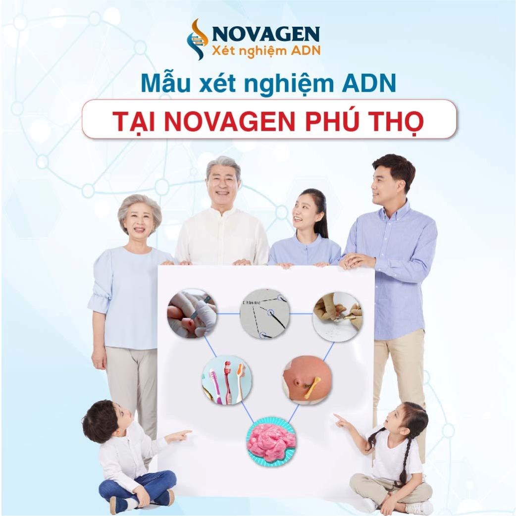 Mẫu xét nghiệm ADN tại NOVAGEN Phú Thọ