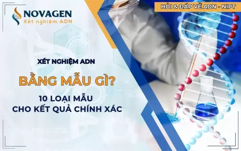 Xét nghiệm ADN bằng mẫu gì? 10 loại mẫu cho kết quả chính xác