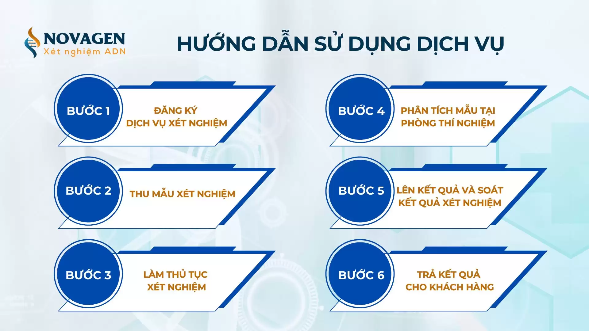 Hướng dẫn sử dụng dịch vụ xét nghiệm tại NOVAGEN