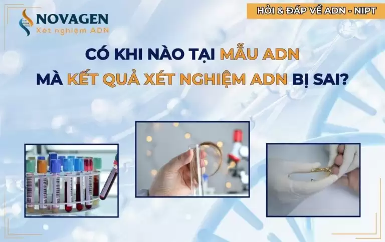 Có khi nào tại mẫu mà kết quả xét nghiệm ADN sai không?