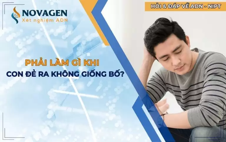 Con đẻ ra không giống bố, phải làm gì?