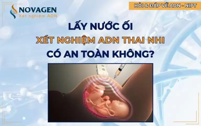 Giải đáp thắc mắc: Lấy nước ối xét nghiệm ADN thai nhi xâm lấn có an toàn không?