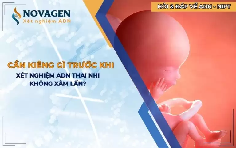 Cần kiêng gì trước khi xét nghiệm ADN thai nhi không xâm lấn?