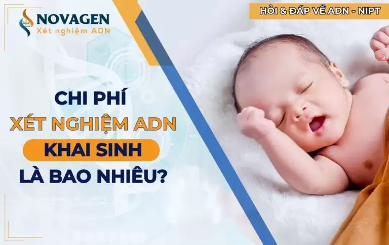 Chi phí xét nghiệm ADN khai sinh cho con là bao nhiêu?