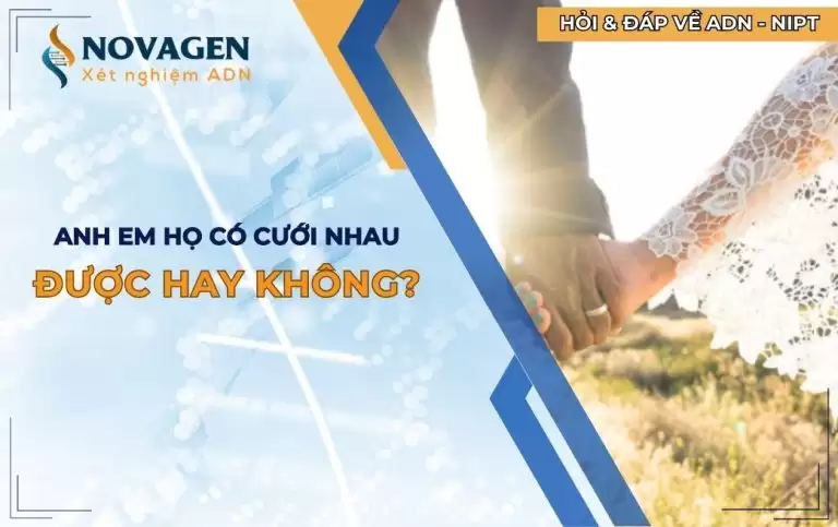 Anh em họ có cưới nhau được hay không?