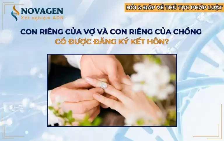 Con riêng của vợ và con riêng của chồng có được đăng ký kết hôn?