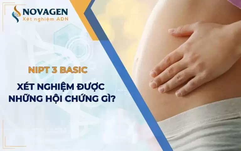Gói xét nghiệm NIPT 3 Basic sàng lọc được những hội chứng nào?