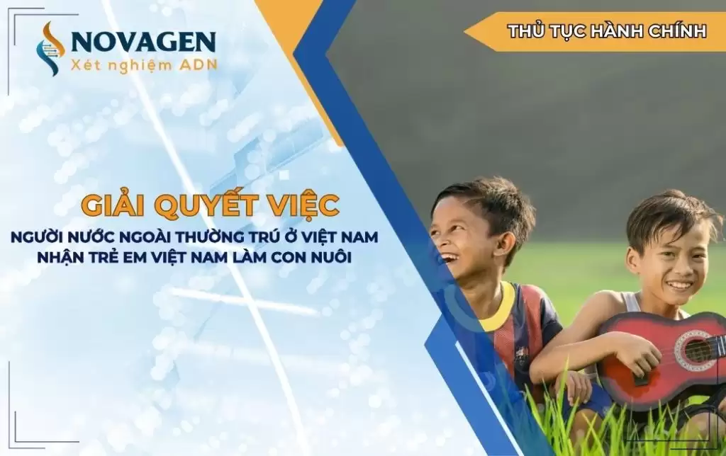 Giải quyết việc người nước ngoài thường trú ở Việt Nam nhận trẻ em Việt Nam làm con nuôi