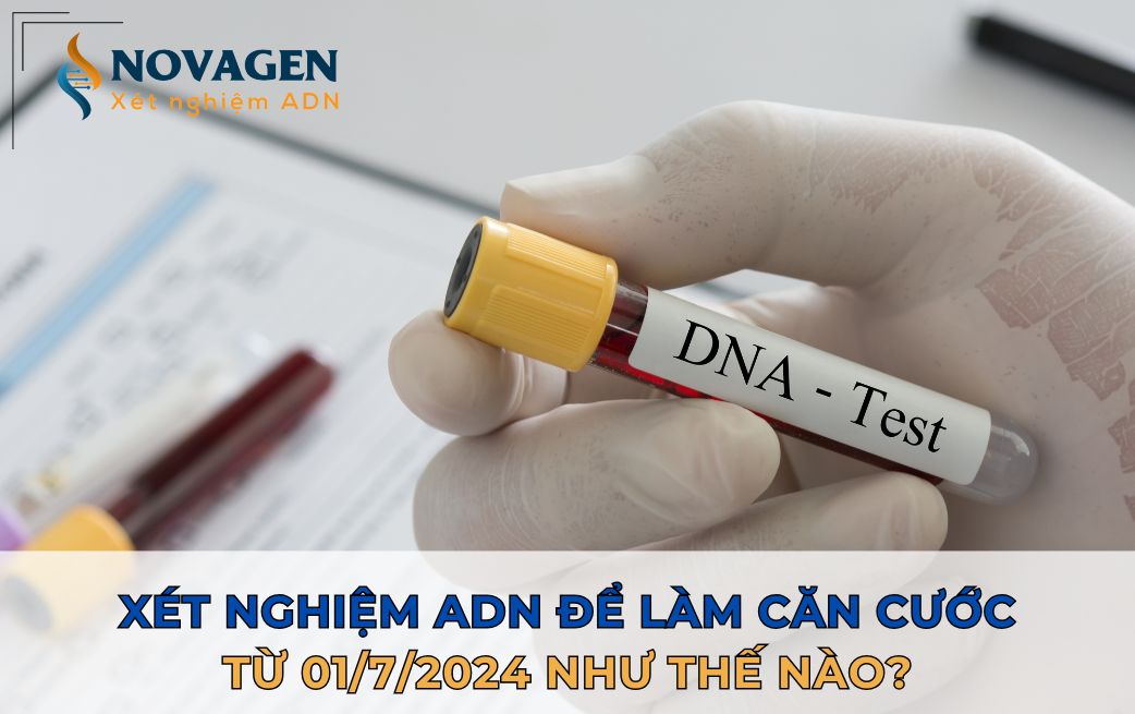 Xét nghiệm ADN để làm căn cước từ 01/7/2024 như thế nào?