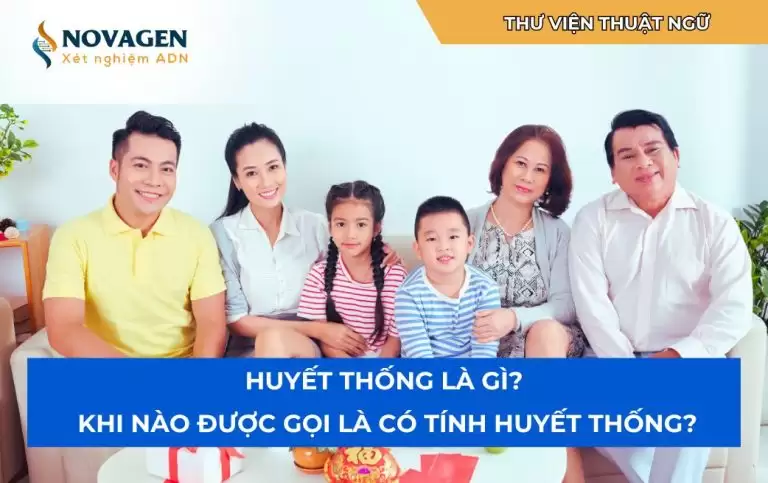 Huyết thống là gì? Khi nào được gọi là có tính huyết thống?