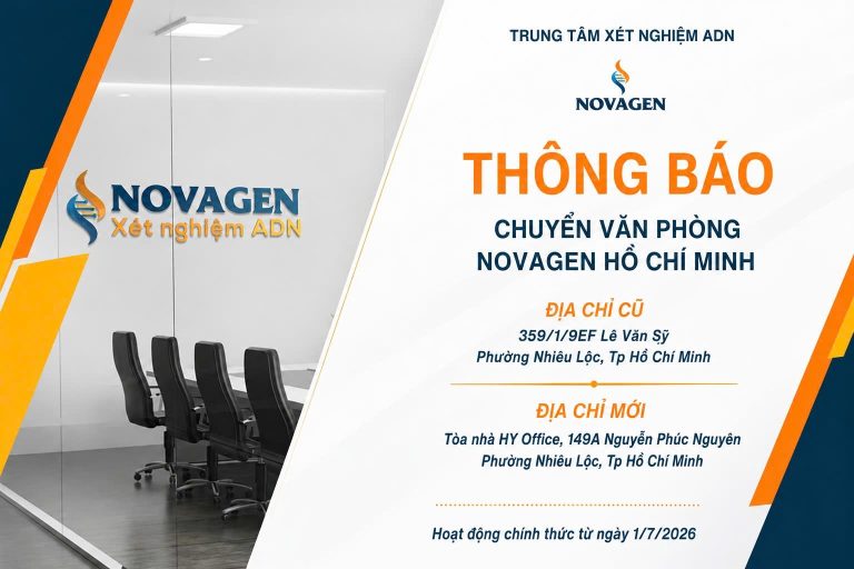 NOVAGEN Thông báo chuyển địa điểm văn phòng Hồ Chí Minh