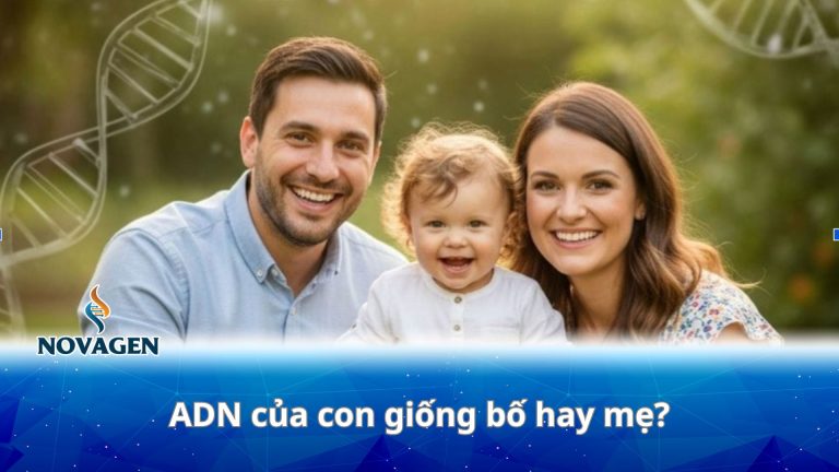 ADN của con giống bố hay mẹ? Giải thích theo di truyền học