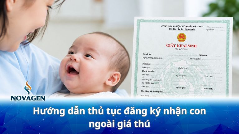 Hướng dẫn thủ tục đăng ký nhận con ngoài giá thú nhanh chóng, đúng luật