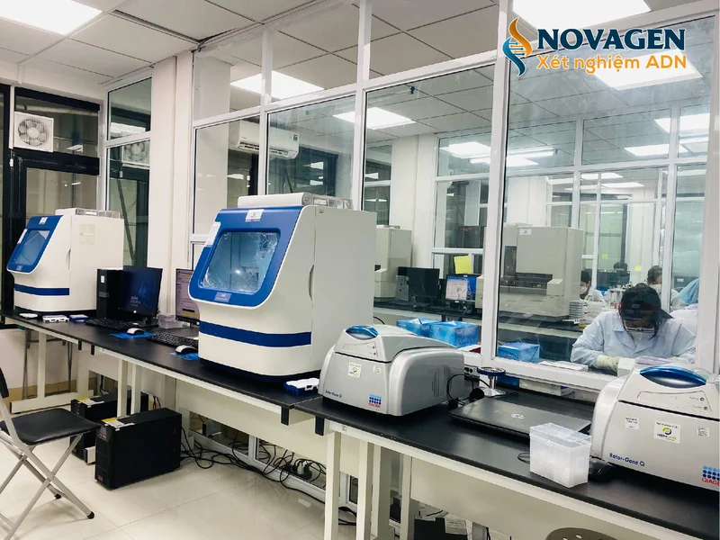 NOVAGEN sở hữu phòng Lab, máy móc xét nghiệm ADN hiện đại